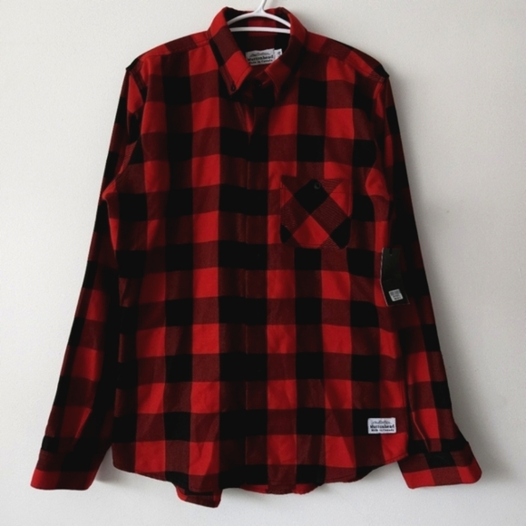 Muttonhead Other - 🇨🇦 MUTTONHEAD Red Plaid Button Up Shirt Size L